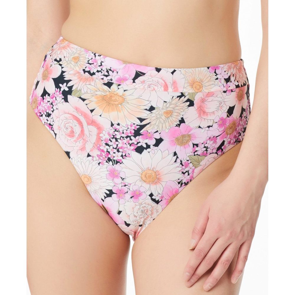 Sanctuary Women's Petal Pusher Banded High Leg/Rise Swim Bottom M